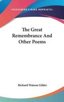 The Great Remembrance and Other Poems