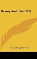 Beauty and Life (1921)