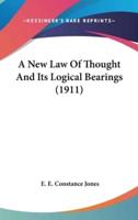 A New Law of Thought and Its Logical Bearings (1911)