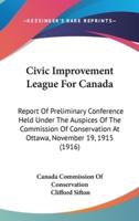 Civic Improvement League for Canada