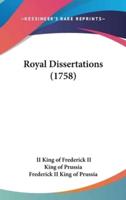 Royal Dissertations (1758)