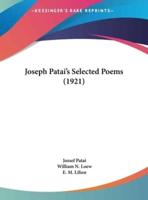 Joseph Patai's Selected Poems (1921)