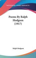 Poems By Ralph Hodgson (1917)