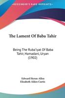The Lament of Baba Tahir
