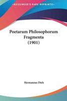 Poetarum Philosophorum Fragmenta (1901)