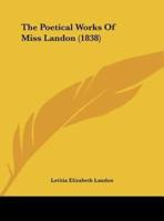 The Poetical Works of Miss Landon (1838)