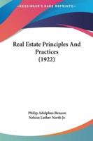 Real Estate Principles and Practices (1922)