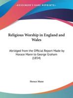 Religious Worship in England and Wales