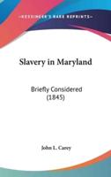 Slavery in Maryland