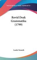 Rovid Deak Grammatika (1799)