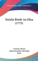 Yoricks Briefe an Elisa (1775)