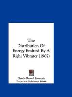The Distribution of Energy Emitted by a Righi Vibrator (1907)