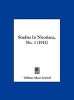 Studies in Nicotiana, No. 1 (1912)