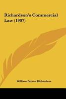 Richardson's Commercial Law (1907)