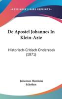 De Apostel Johannes in Klein-Azie