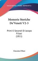 Memorie Storiche De'Veneti V2-3