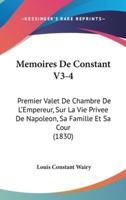 Memoires De Constant V3-4