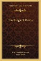 Teachings of Osiris