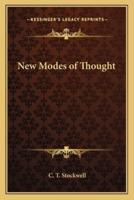 New Modes of Thought