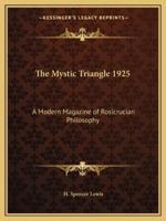 The Mystic Triangle 1925