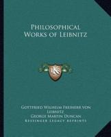 Philosophical Works of Leibnitz