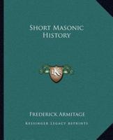 Short Masonic History