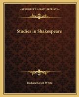 Studies in Shakespeare