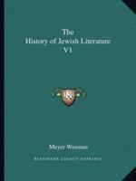 The History of Jewish Literature V1