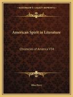 American Spirit in Literature