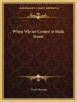 When Winter Comes to Main Street