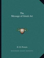 The Message of Greek Art