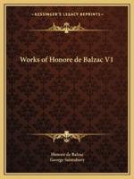 Works of Honore De Balzac V1