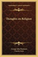 Thoughts on Religion