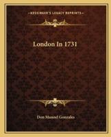 London In 1731