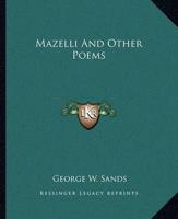 Mazelli And Other Poems