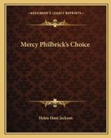 Mercy Philbrick's Choice