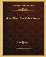 Mont Blanc And Other Poems