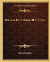 Peacock Pie A Book Of Rhymes