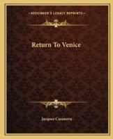 Return To Venice