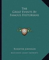 The Great Events By Famous Historians