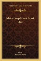 Metamorphoses Book One