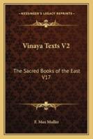 Vinaya Texts V2