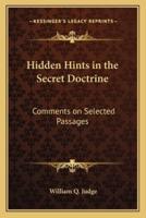 Hidden Hints in the Secret Doctrine