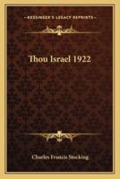 Thou Israel 1922