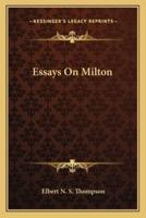 Essays On Milton