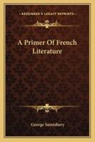 A Primer Of French Literature
