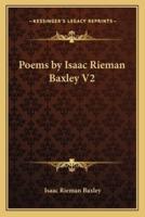 Poems by Isaac Rieman Baxley V2