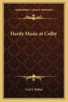 Hardy Music at Colby