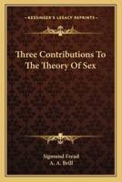 Three Contributions To The Theory Of Sex