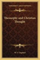 Theosophy and Christian Thought